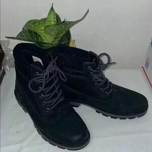 Combat Boots-Black 8.5